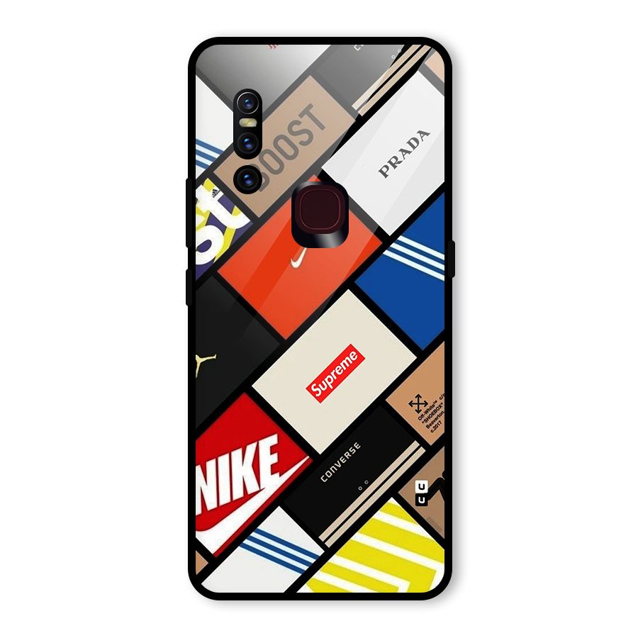 Rich Boxes Glass Back Case for Vivo V15