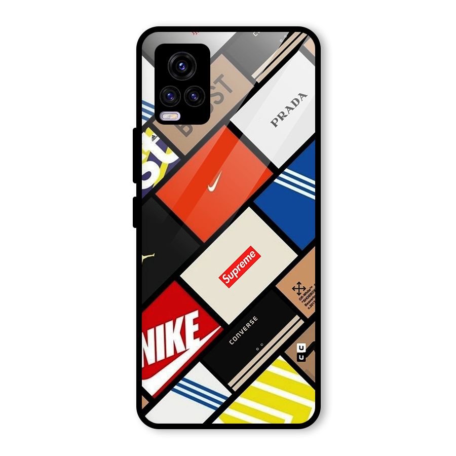 Rich Boxes Glass Back Case for Vivo V20 2021