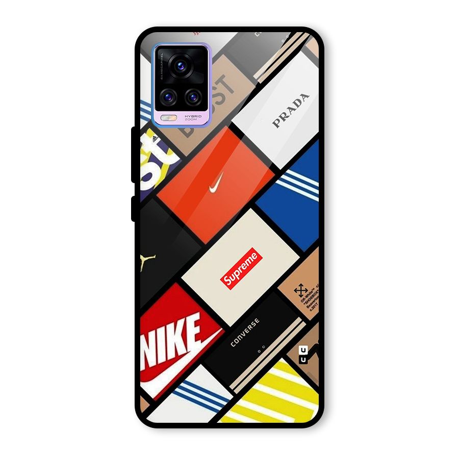 Rich Boxes Glass Back Case for Vivo V20 Pro