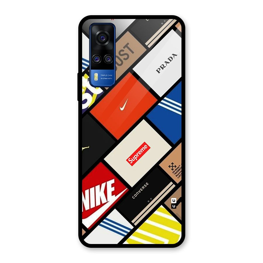 Rich Boxes Glass Back Case for Vivo Y31