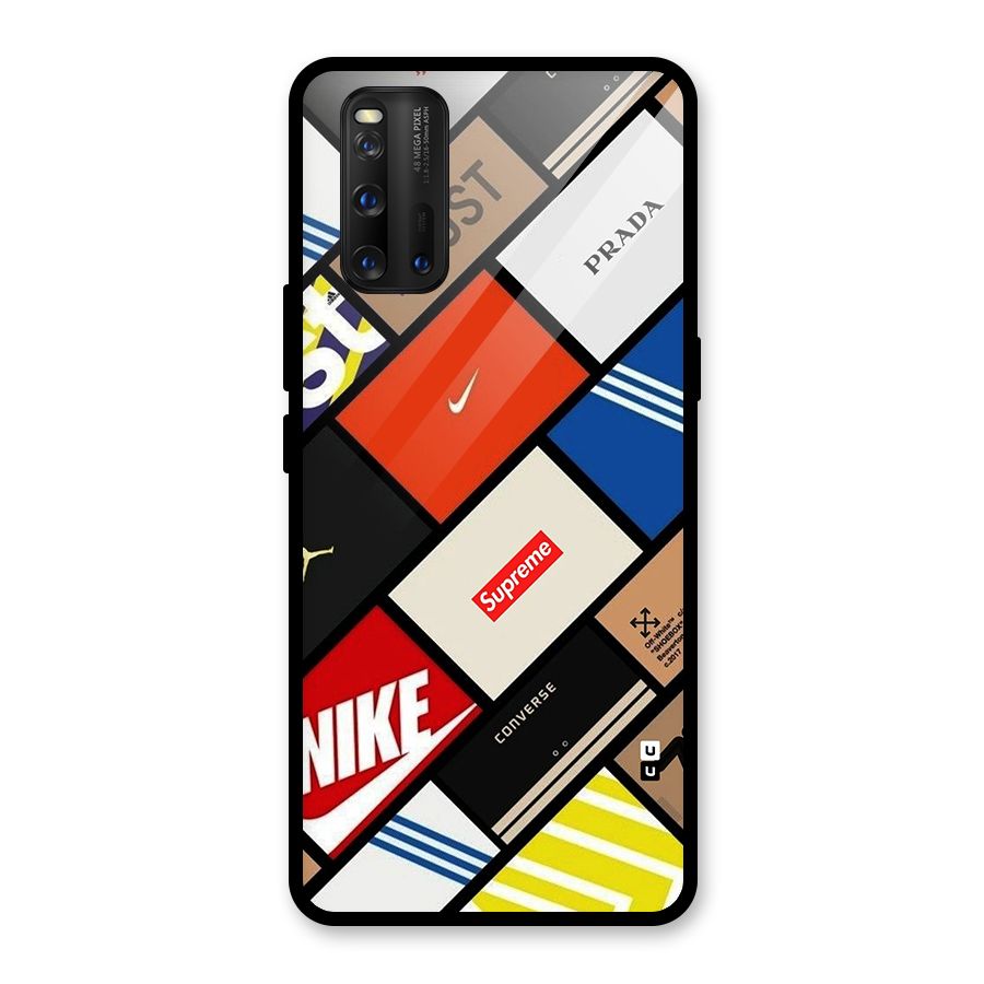 Rich Boxes Glass Back Case for Vivo iQOO 3