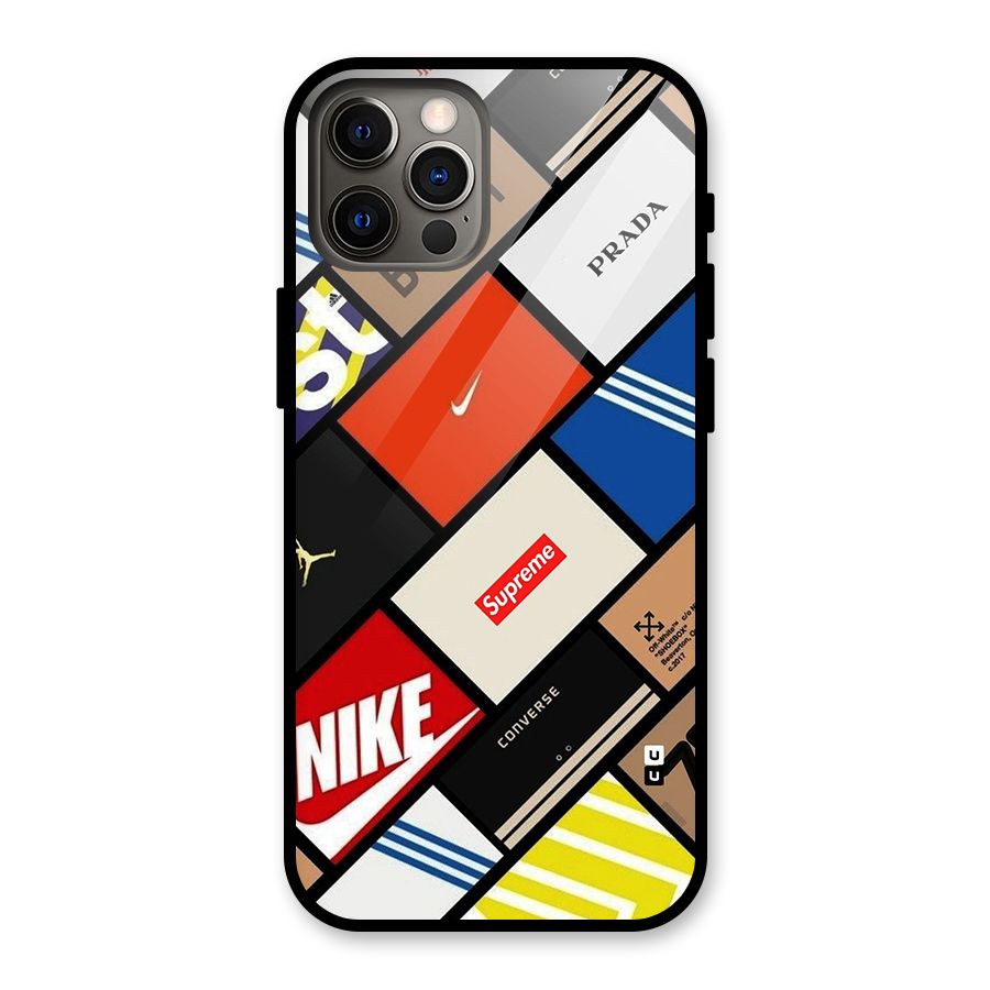 Rich Boxes Glass Back Case for iPhone 12 Pro