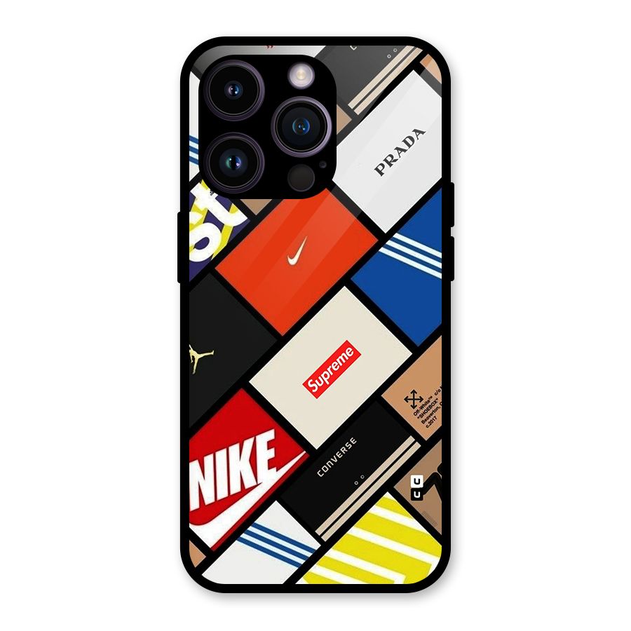 Rich Boxes Glass Back Case for iPhone 14 Pro
