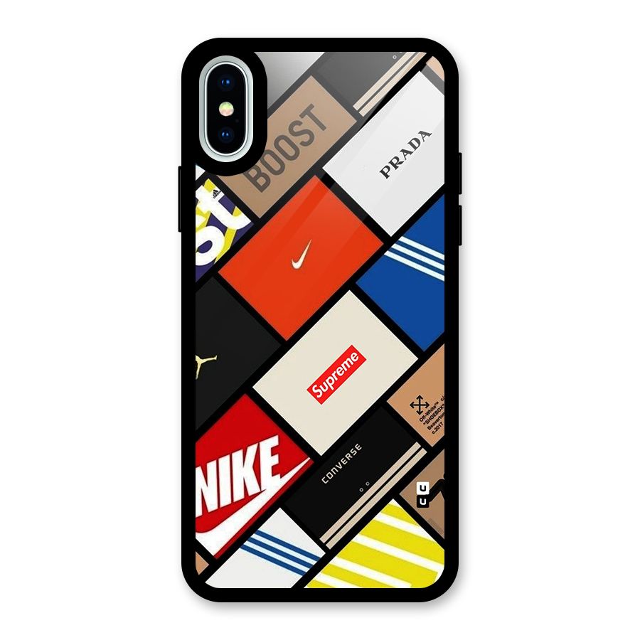 Rich Boxes Glass Back Case for iPhone XS