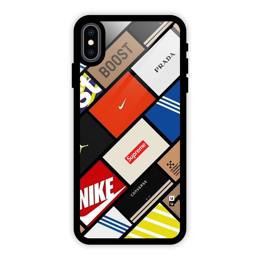 Rich Boxes Glass Back Case for iPhone XS Max