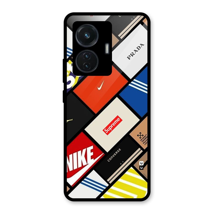 Rich Boxes Glass Back Case for iQOO Z6 44W
