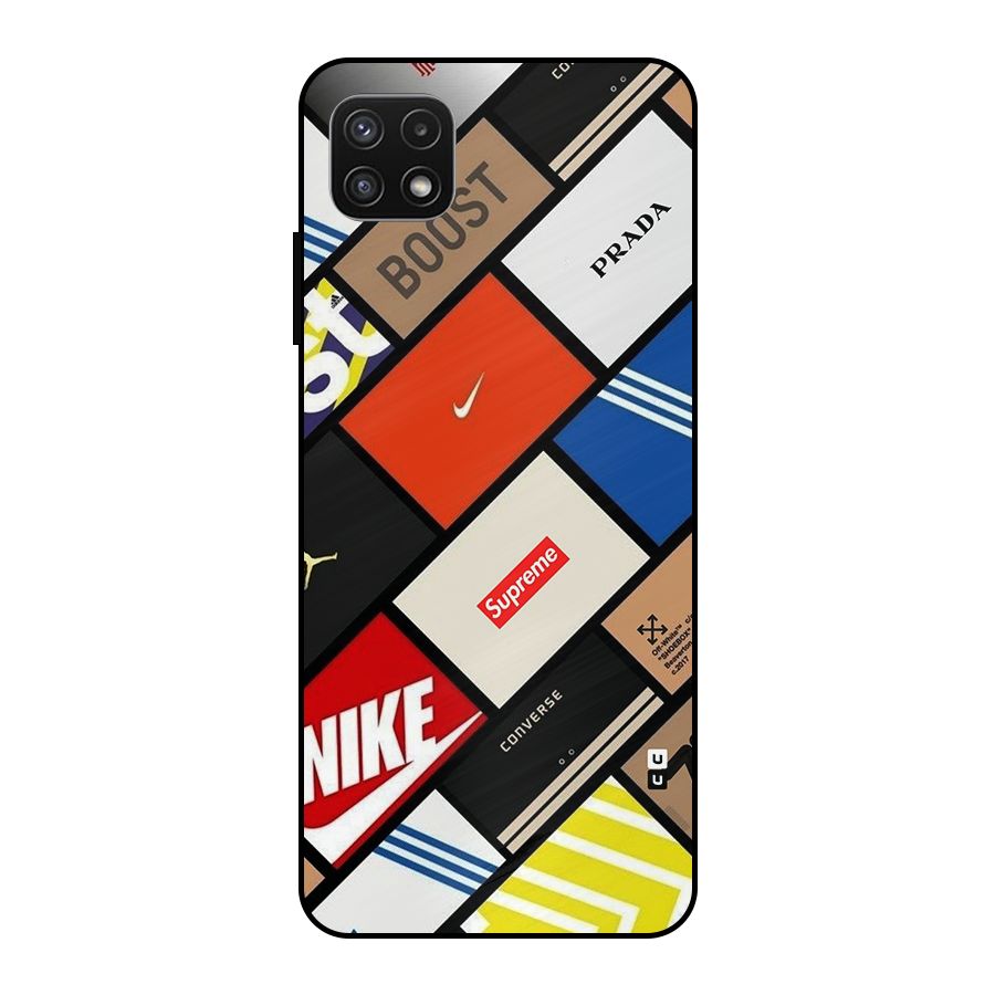 Rich Boxes Metal Back Case for Galaxy A22 5G