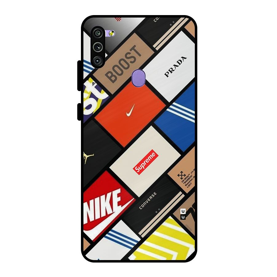 Rich Boxes Metal Back Case for Galaxy M11