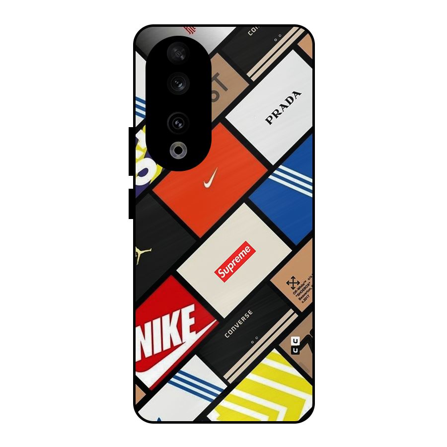 Rich Boxes Metal Back Case for Honor 90