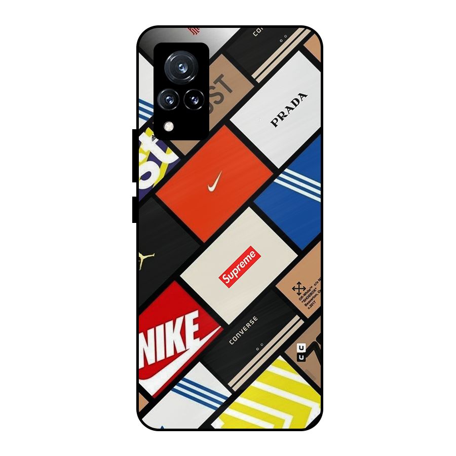 Rich Boxes Metal Back Case for Vivo V21 5G