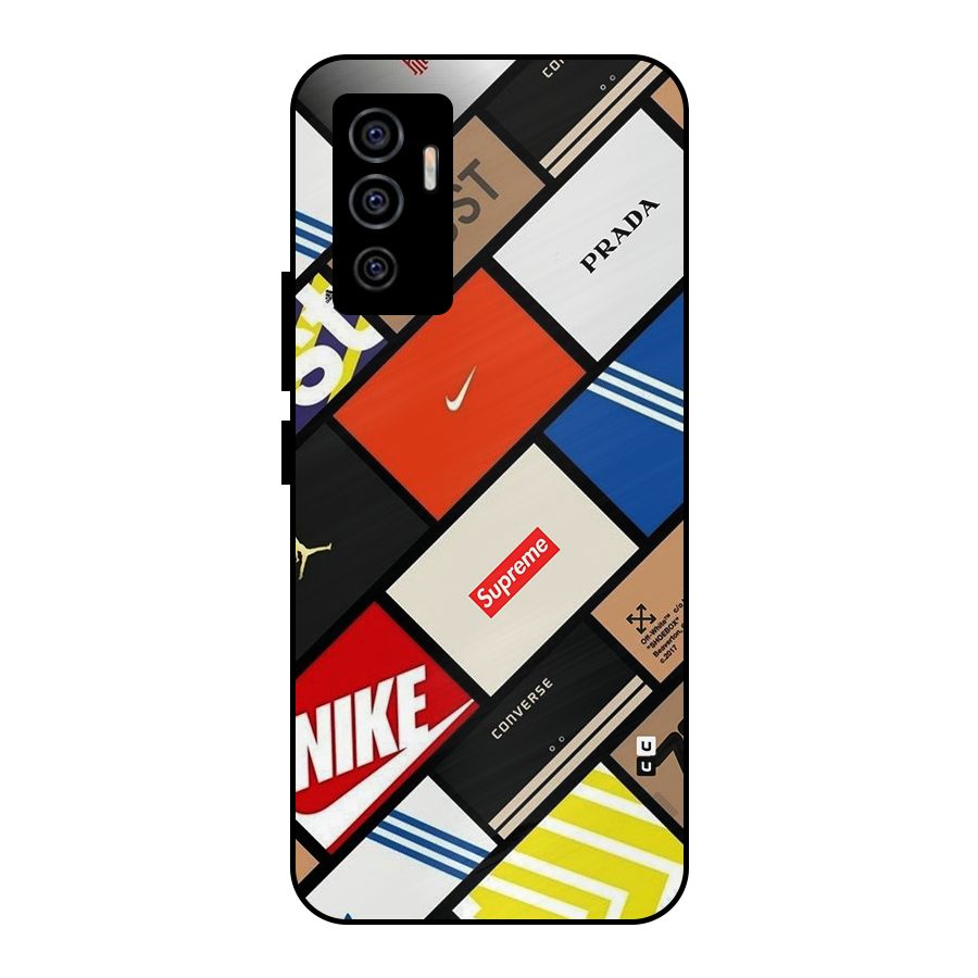 Rich Boxes Metal Back Case for Vivo V23e