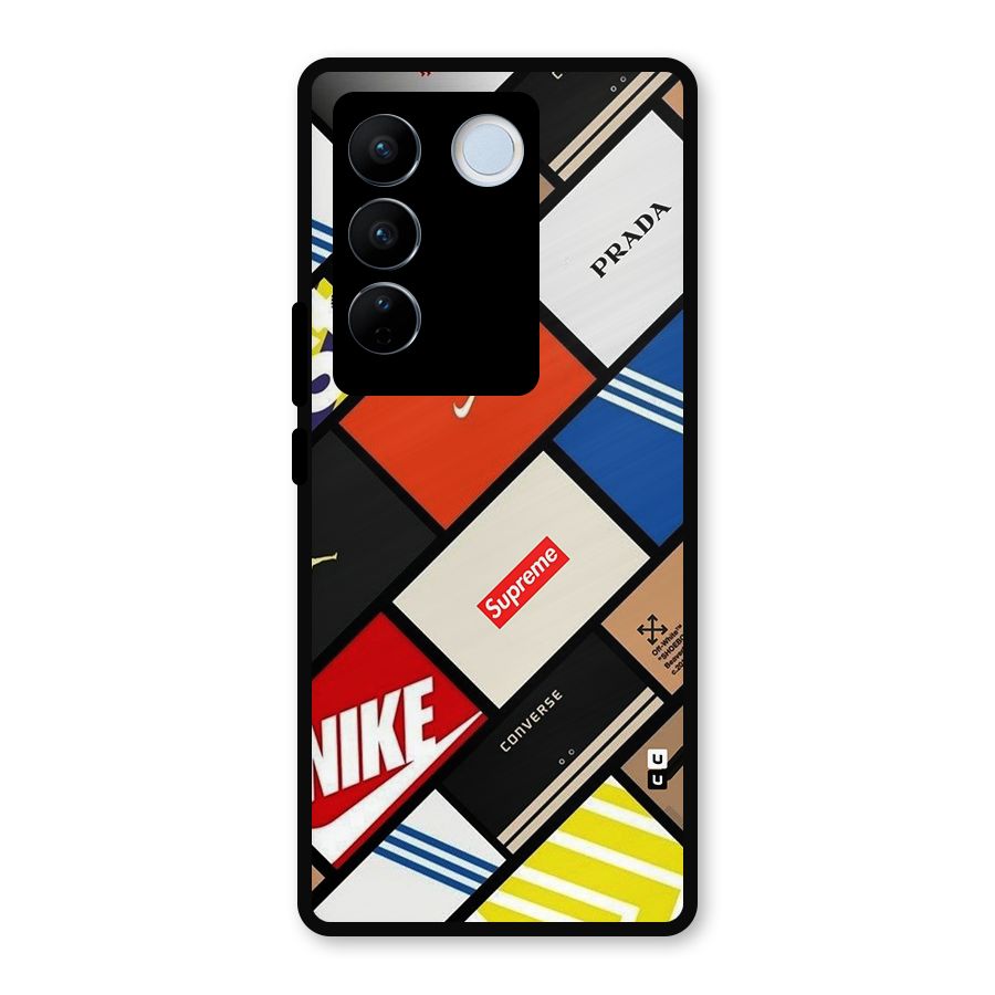 Rich Boxes Metal Back Case for Vivo V27