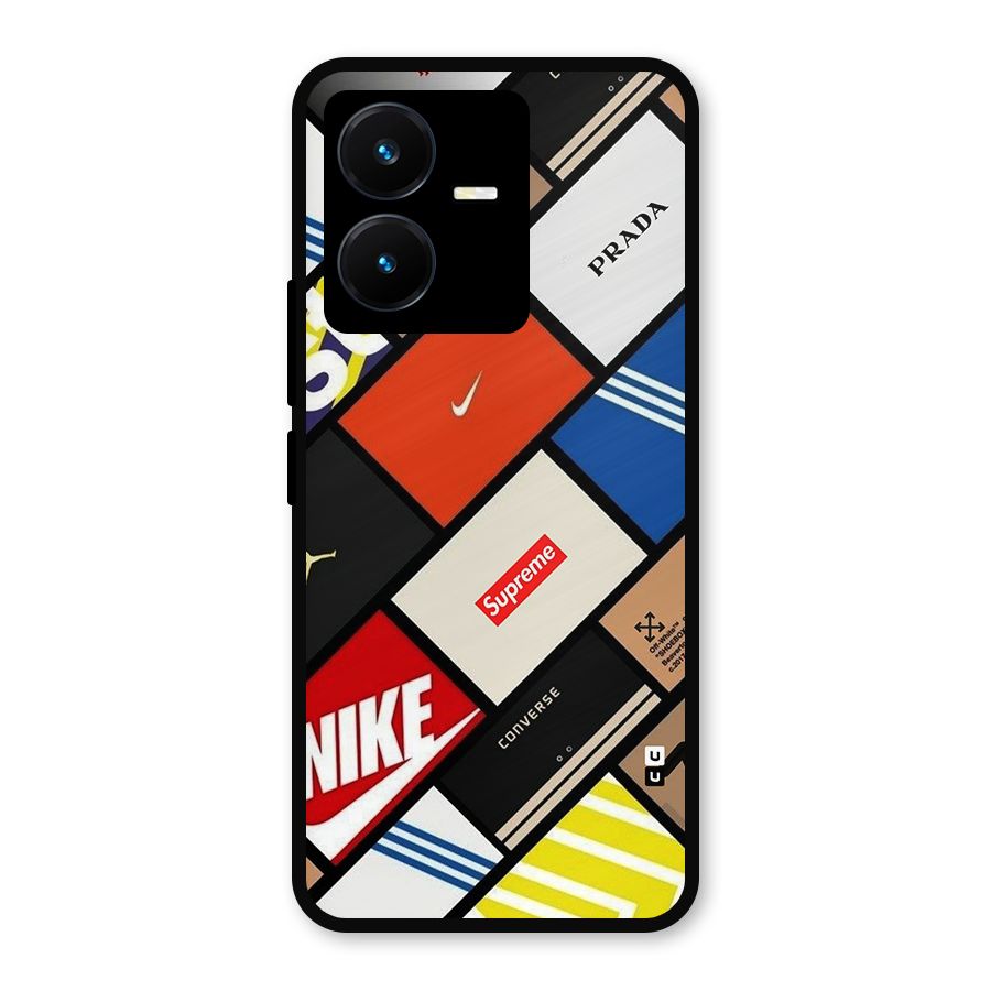 Rich Boxes Metal Back Case for Vivo Y22