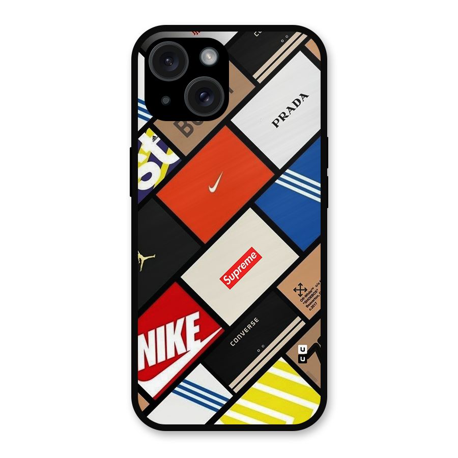 Rich Boxes Metal Back Case for iPhone 15