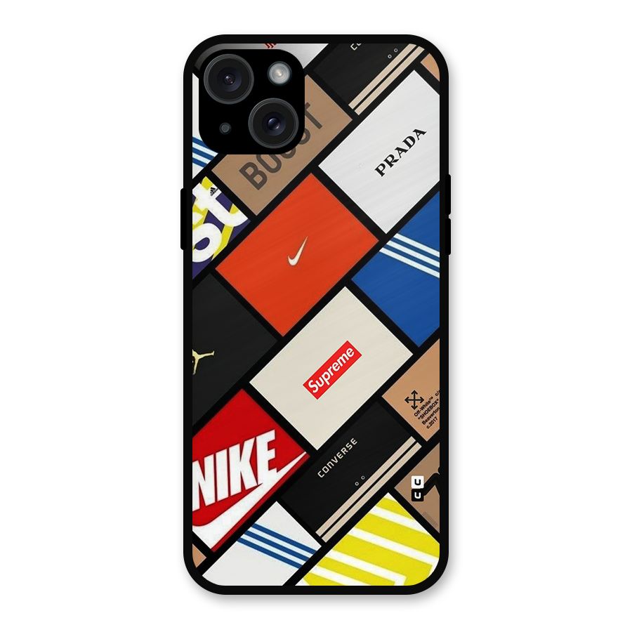 Rich Boxes Metal Back Case for iPhone 15 Plus