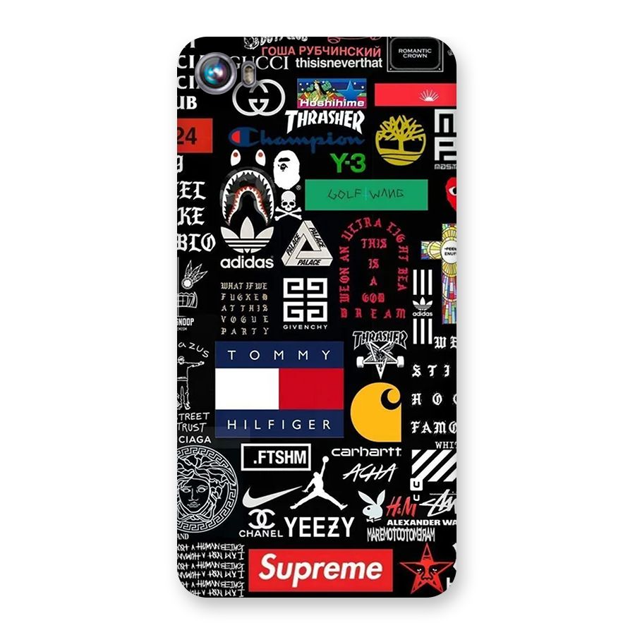 Rich Class Back Case for Canvas Fire 4 (A107)