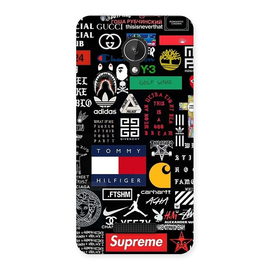 Rich Class Back Case for Canvas Spark Q380