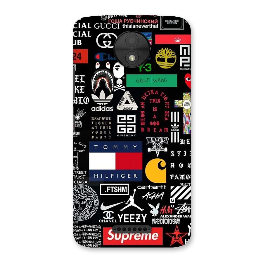 Rich Class Back Case for Moto C