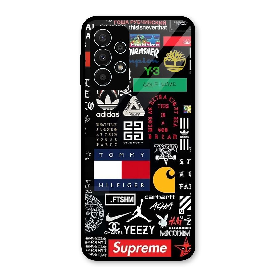 Rich Class Glass Back Case for Galaxy A23