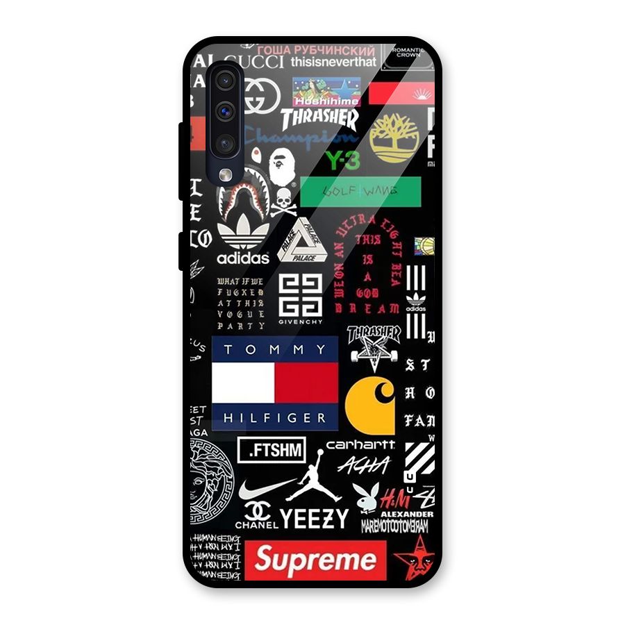 Rich Class Glass Back Case for Galaxy A50