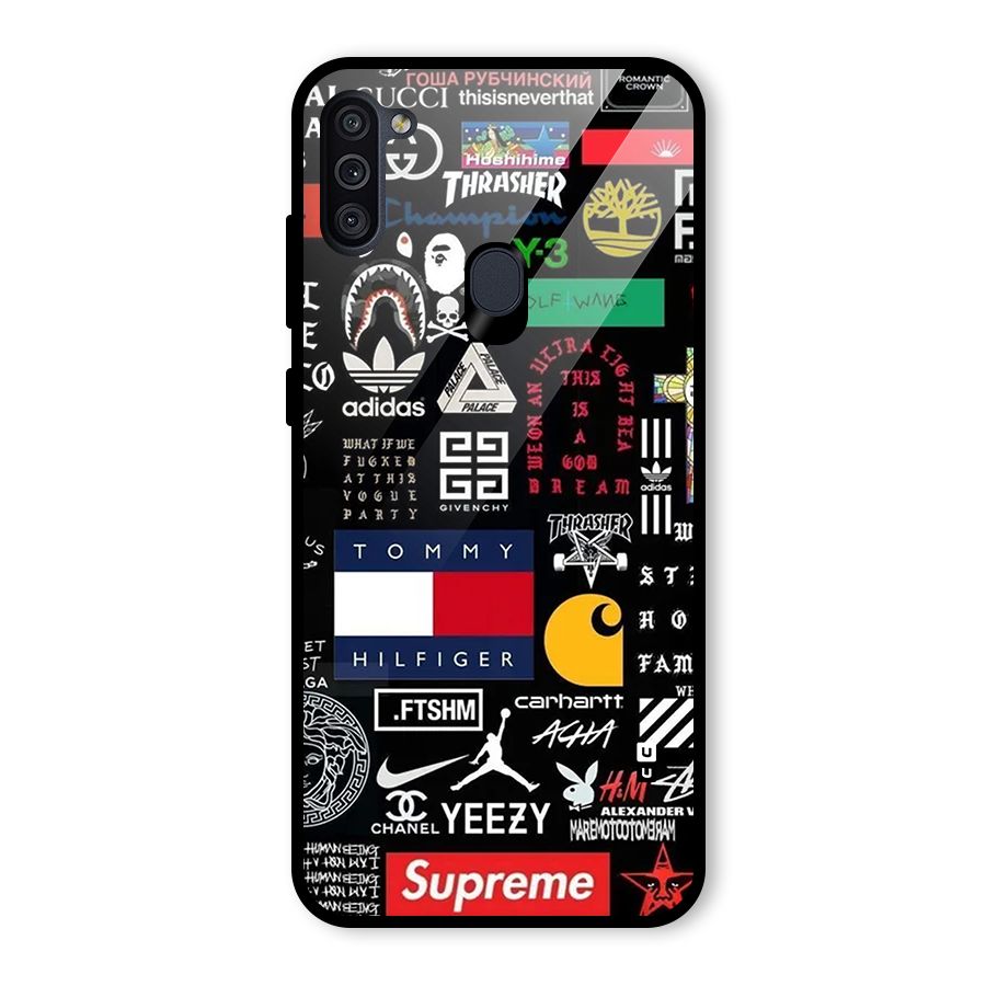 Rich Class Glass Back Case for Galaxy M11