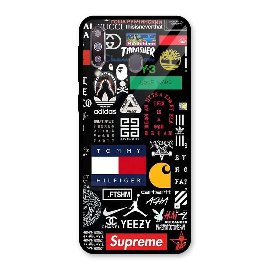 Rich Class Glass Back Case for Galaxy M30