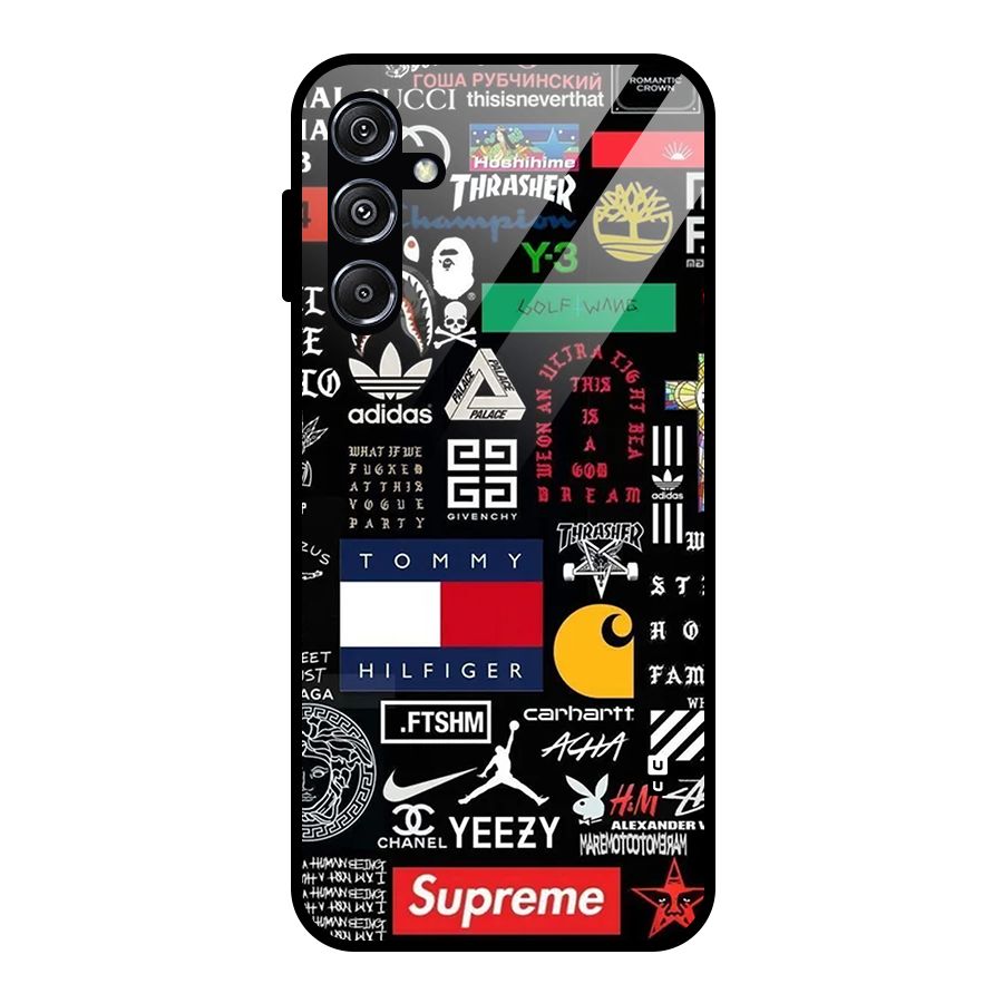 Rich Class Glass Back Case for Galaxy M34 5G