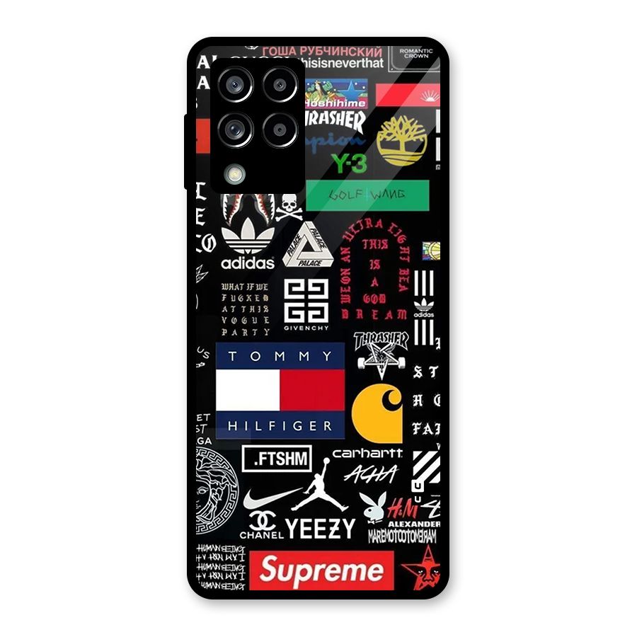 Rich Class Glass Back Case for Galaxy M53 5G