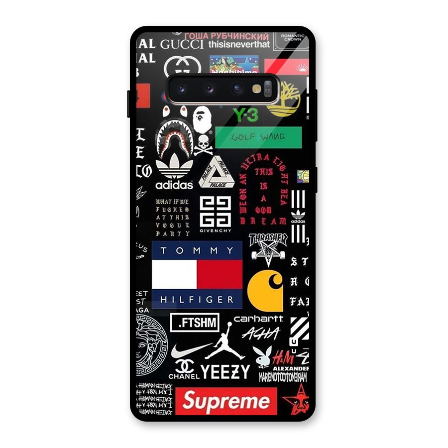 Rich Class Glass Back Case for Galaxy S10 Plus