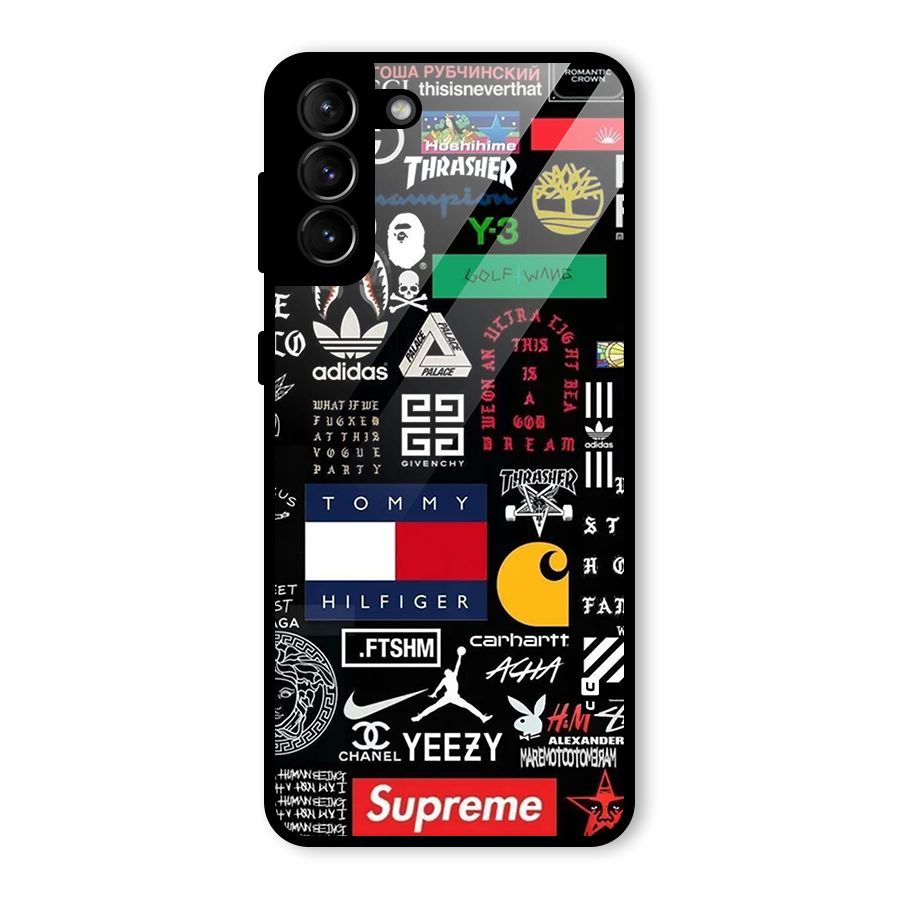 Rich Class Glass Back Case for Galaxy S21 Plus