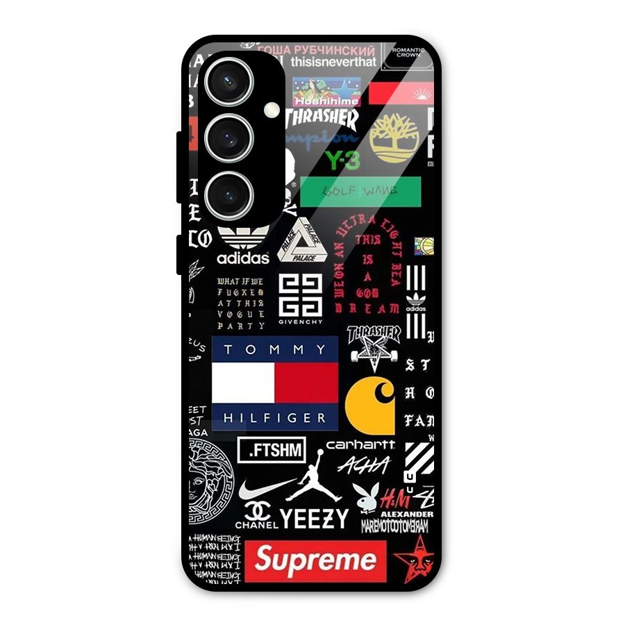 Rich Class Glass Back Case for Galaxy S23 FE