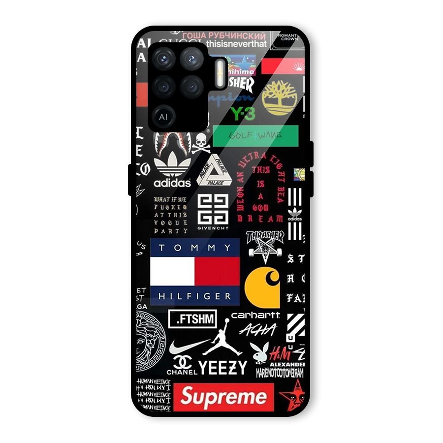 Rich Class Glass Back Case for Oppo F19 Pro