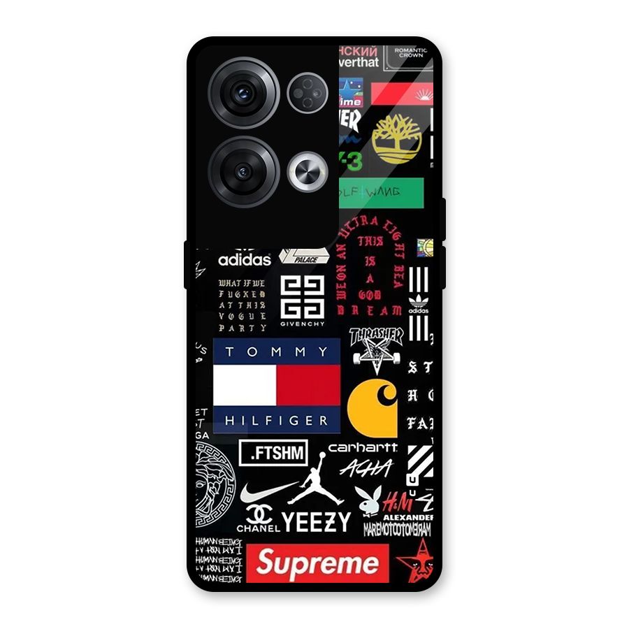 Rich Class Glass Back Case for Oppo Reno8 Pro 5G