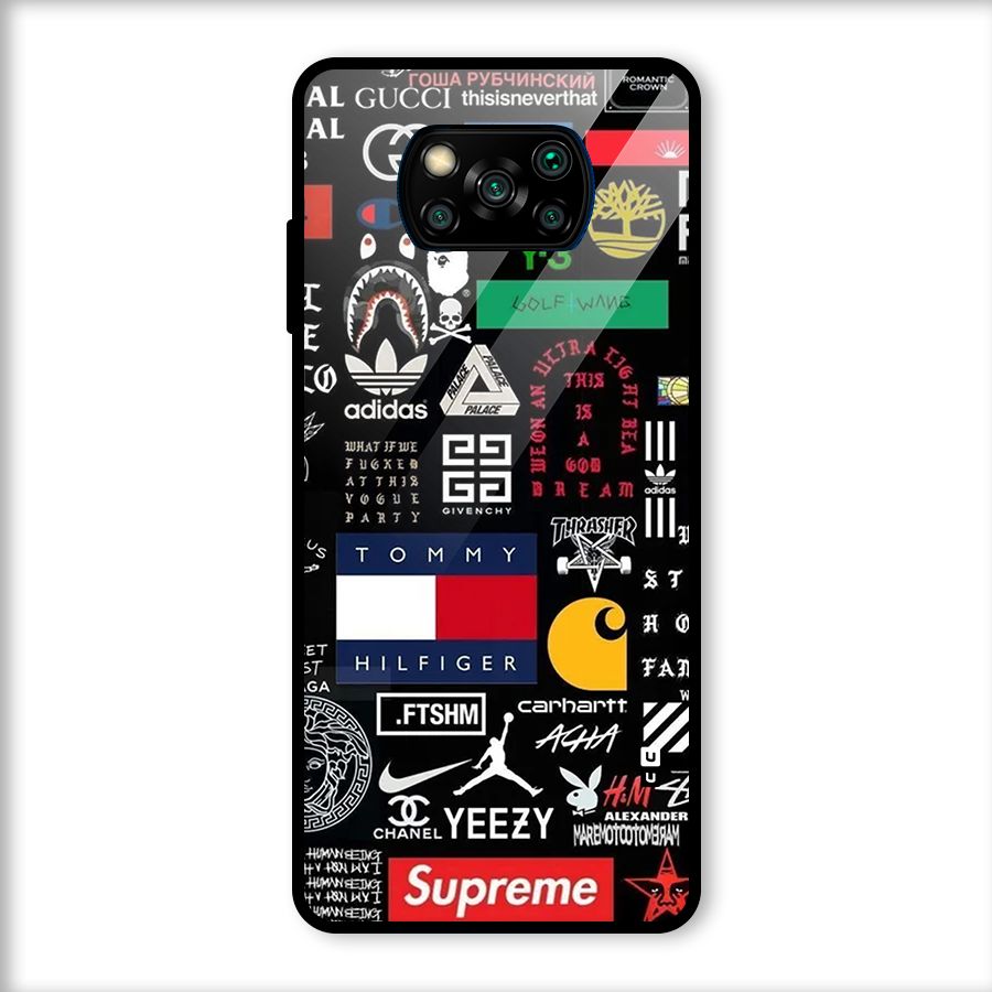 Rich Class Glass Back Case for Poco X3
