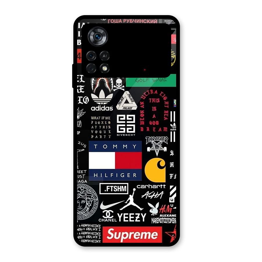 Rich Class Glass Back Case for Poco X4 Pro 5G