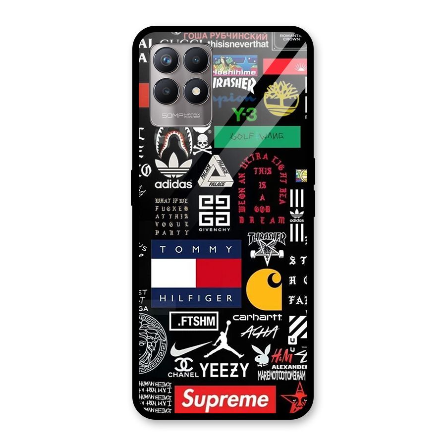 Rich Class Glass Back Case for Realme 8i