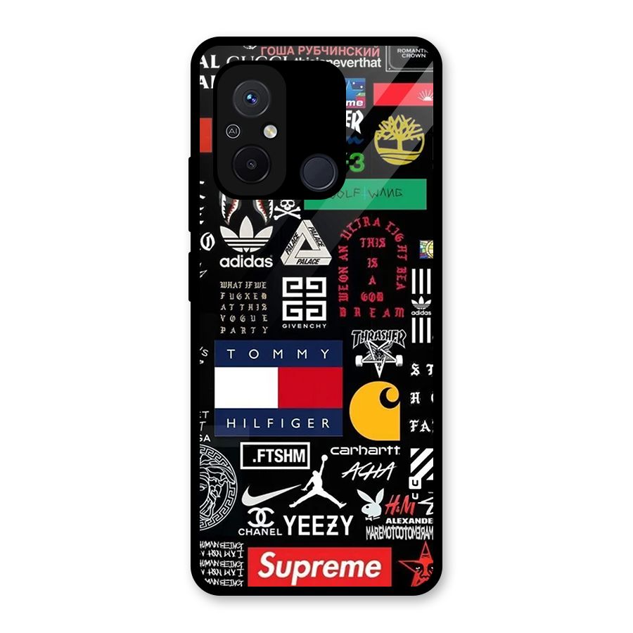 Rich Class Glass Back Case for Redmi 12C