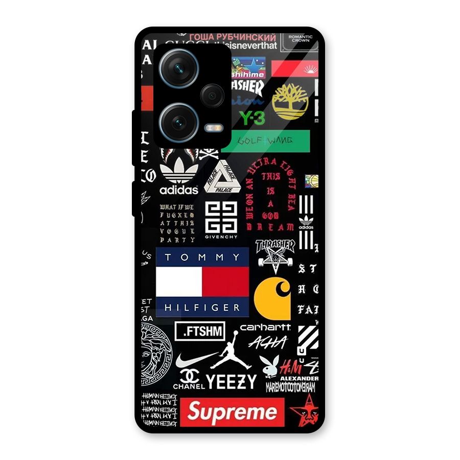 Rich Class Glass Back Case for Redmi Note 12 Pro Plus 5G