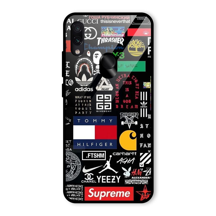 Rich Class Glass Back Case for Redmi Note 7 Pro