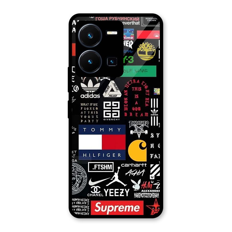 Rich Class Glass Back Case for Vivo Y35