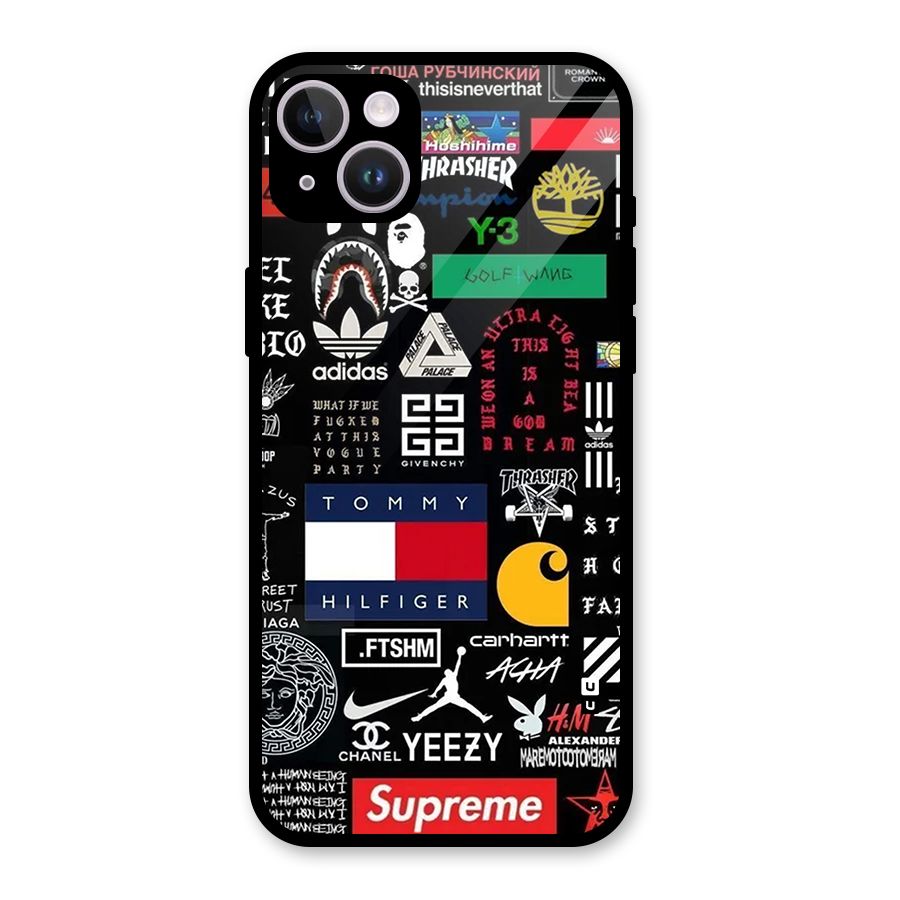 Rich Class Glass Back Case for iPhone 14 Plus