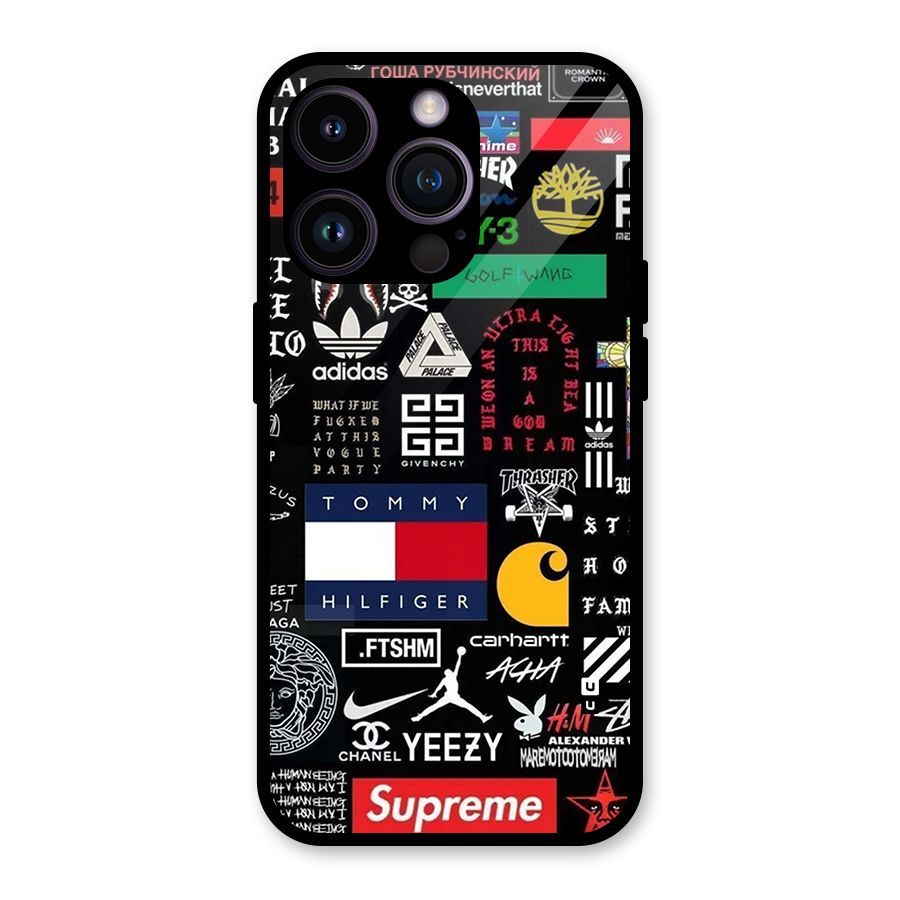 Rich Class Glass Back Case for iPhone 14 Pro