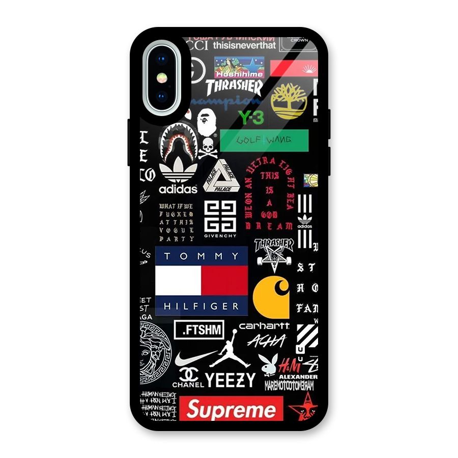 Rich Class Glass Back Case for iPhone XS
