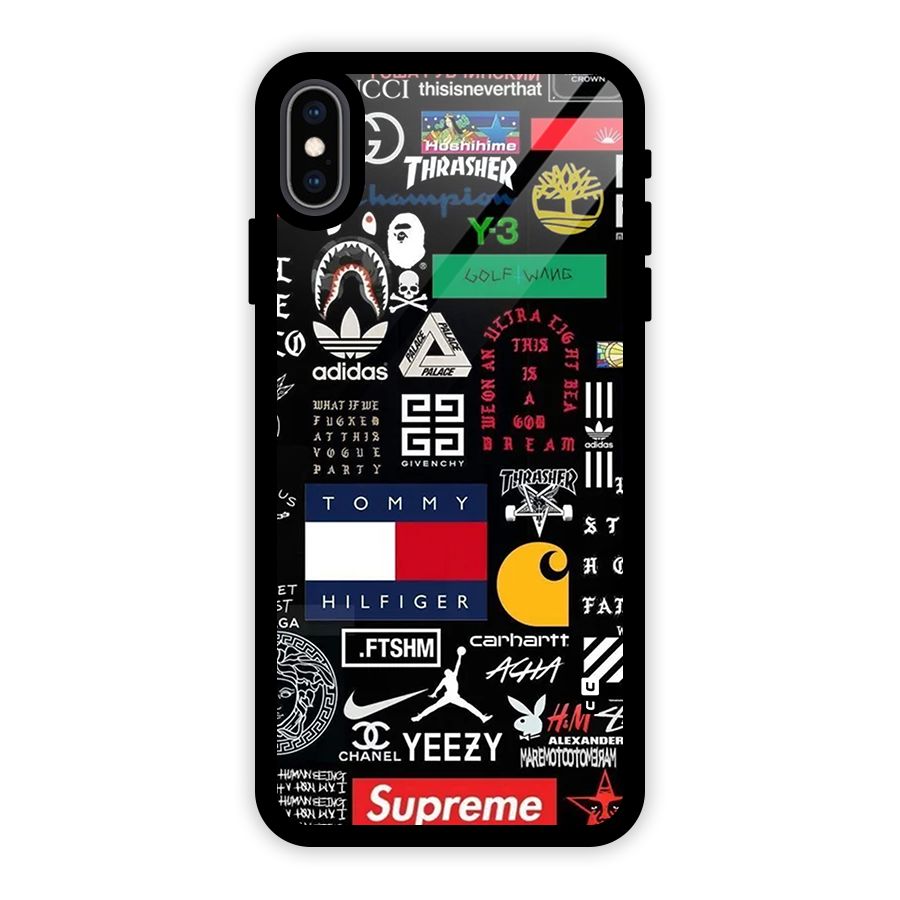 Rich Class Glass Back Case for iPhone XS Max