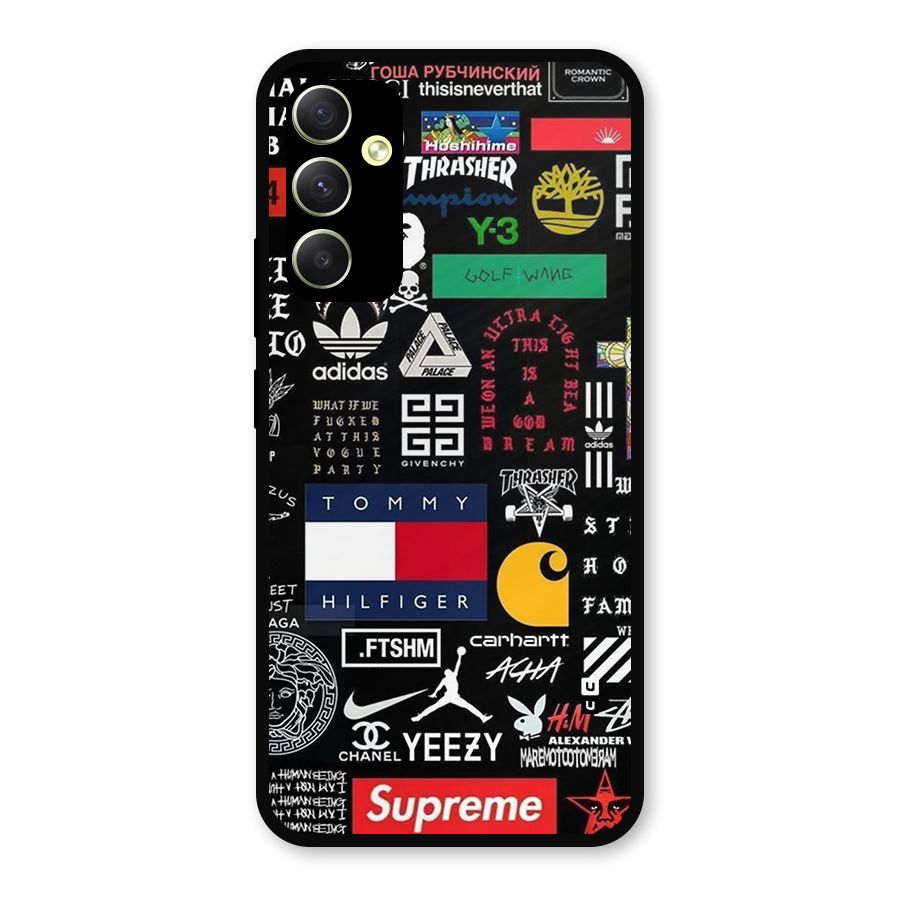 Rich Class Metal Back Case for Galaxy A34