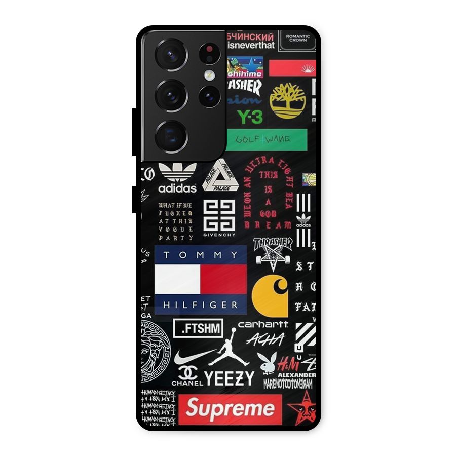 Rich Class Metal Back Case for Galaxy S21 Ultra 5G