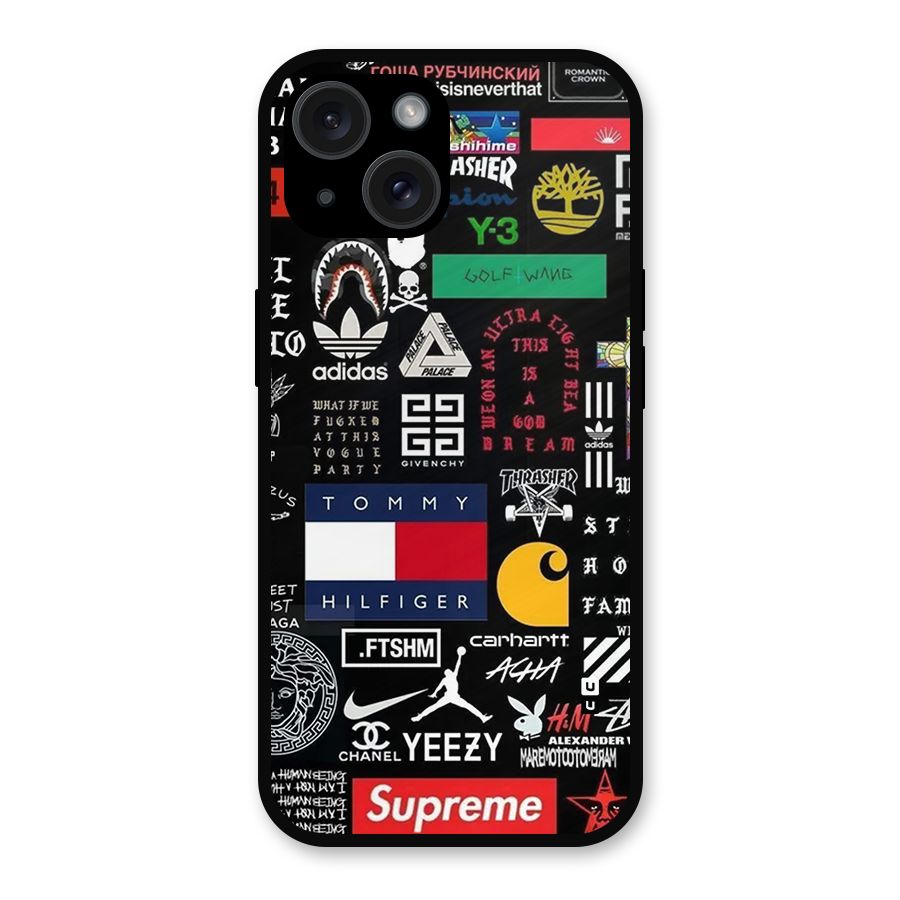 Rich Class Metal Back Case for iPhone 15