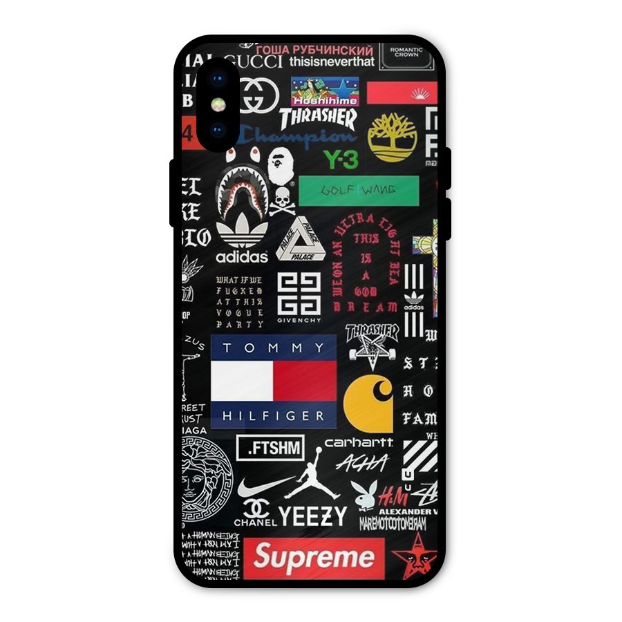 Rich Class Metal Back Case for iPhone X