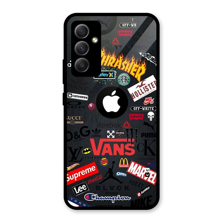 Rich Life Glass Back Case for Galaxy A34