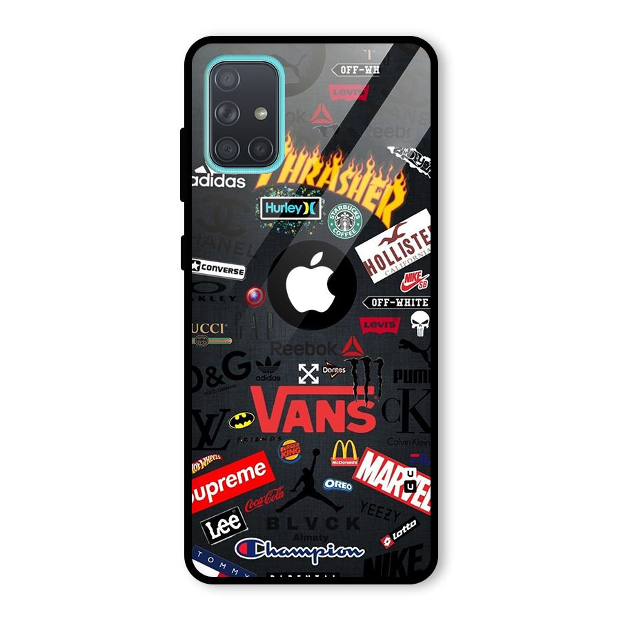Rich Life Glass Back Case for Galaxy A71
